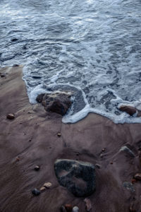 Natural Science, Wave and stone, splash Natural Science, Wave and stone, splash